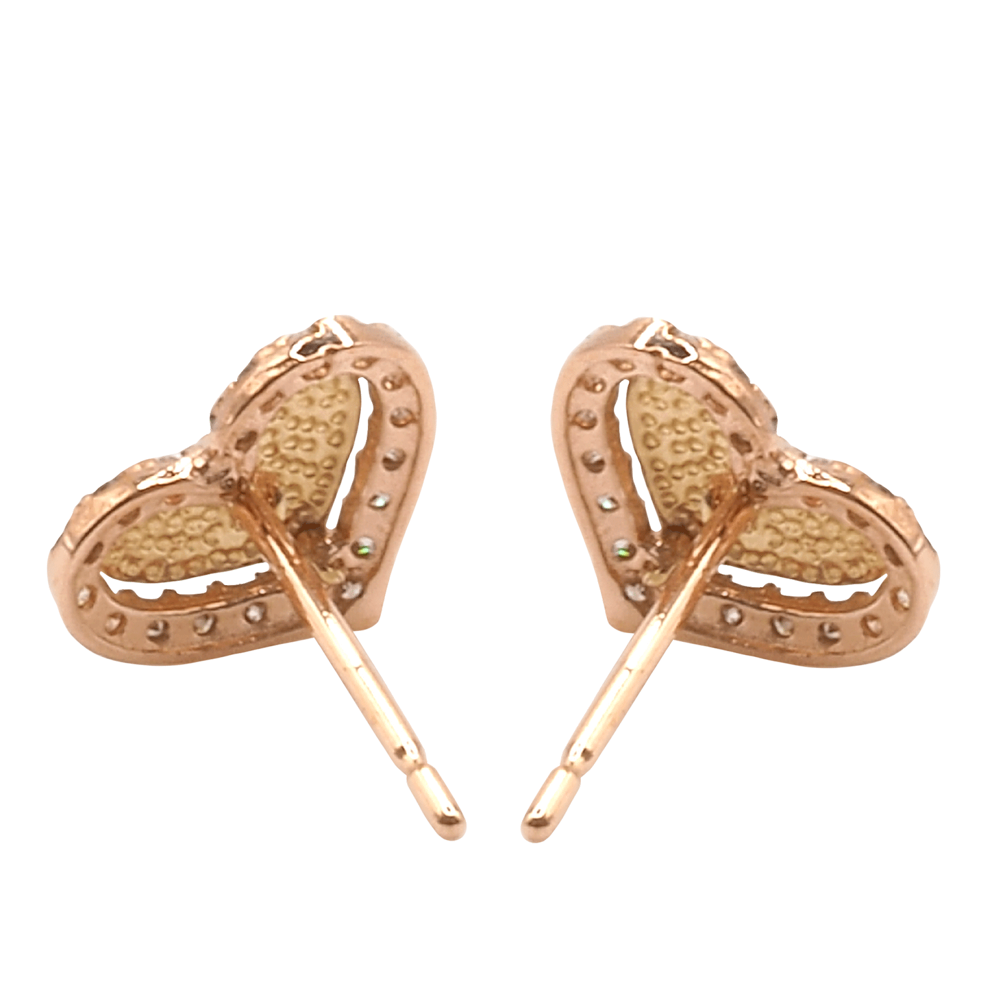 Diamond Heart Earring