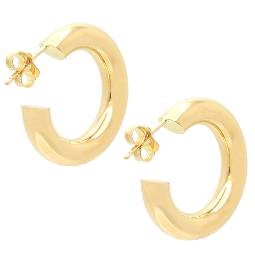 【5×25】Hollow Hoop Earring