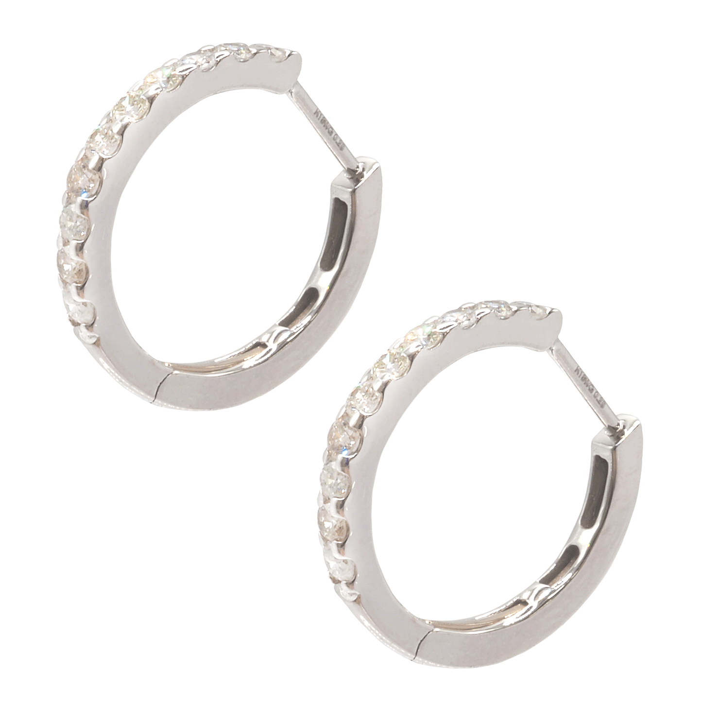 Diamond Hoop Earring