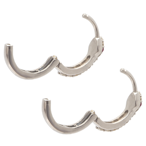 Diamond Snake Earring