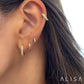 Diamond Initial Earring