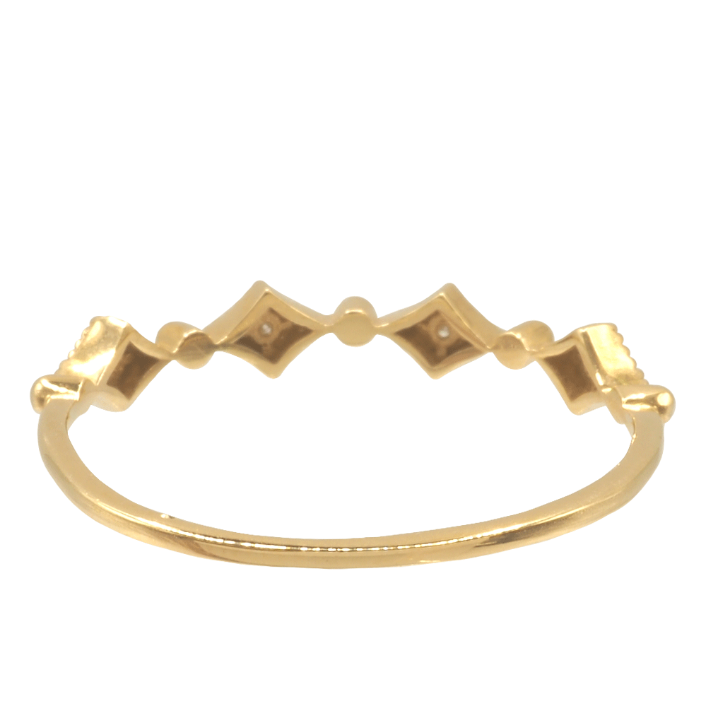Rhombus Diamond Ring