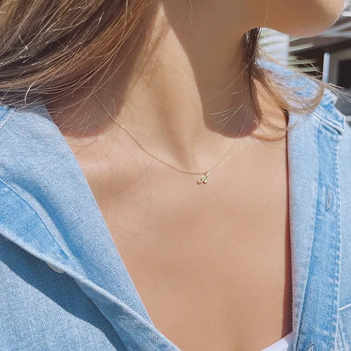 Hawaiian Initial Pendant