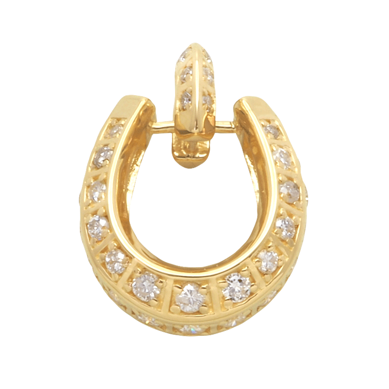 Diamond Horseshoe Pendant