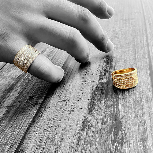 Diamond Pave Men's Ring