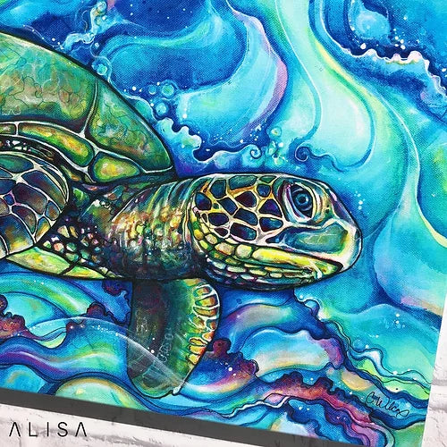 Honu Kai(ジグレー/キャンバス)