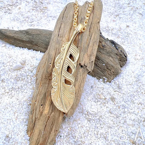 Hawaiian Feather Pendant