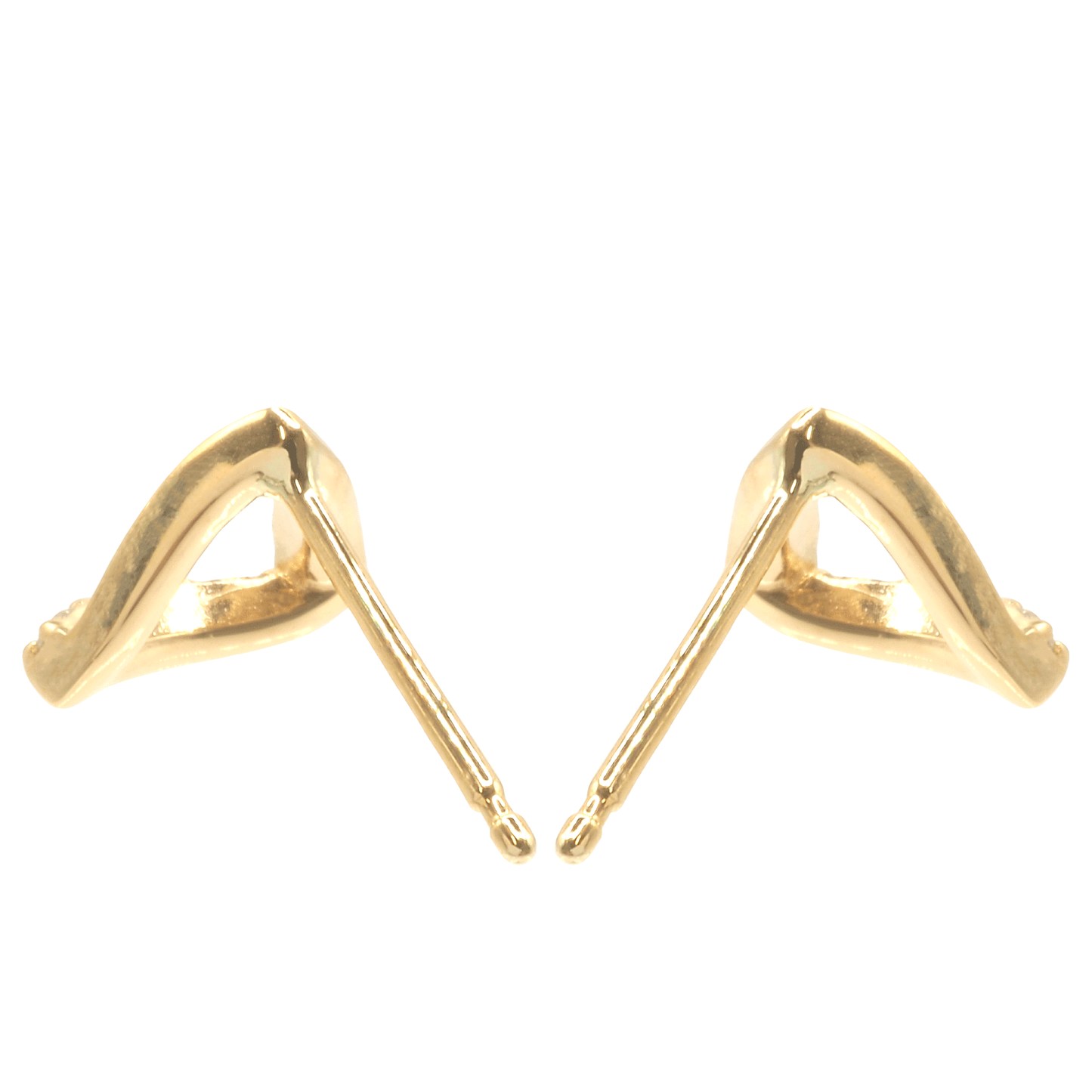 Diamond Triangle Earring