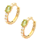 Gemstone Hoop Earring