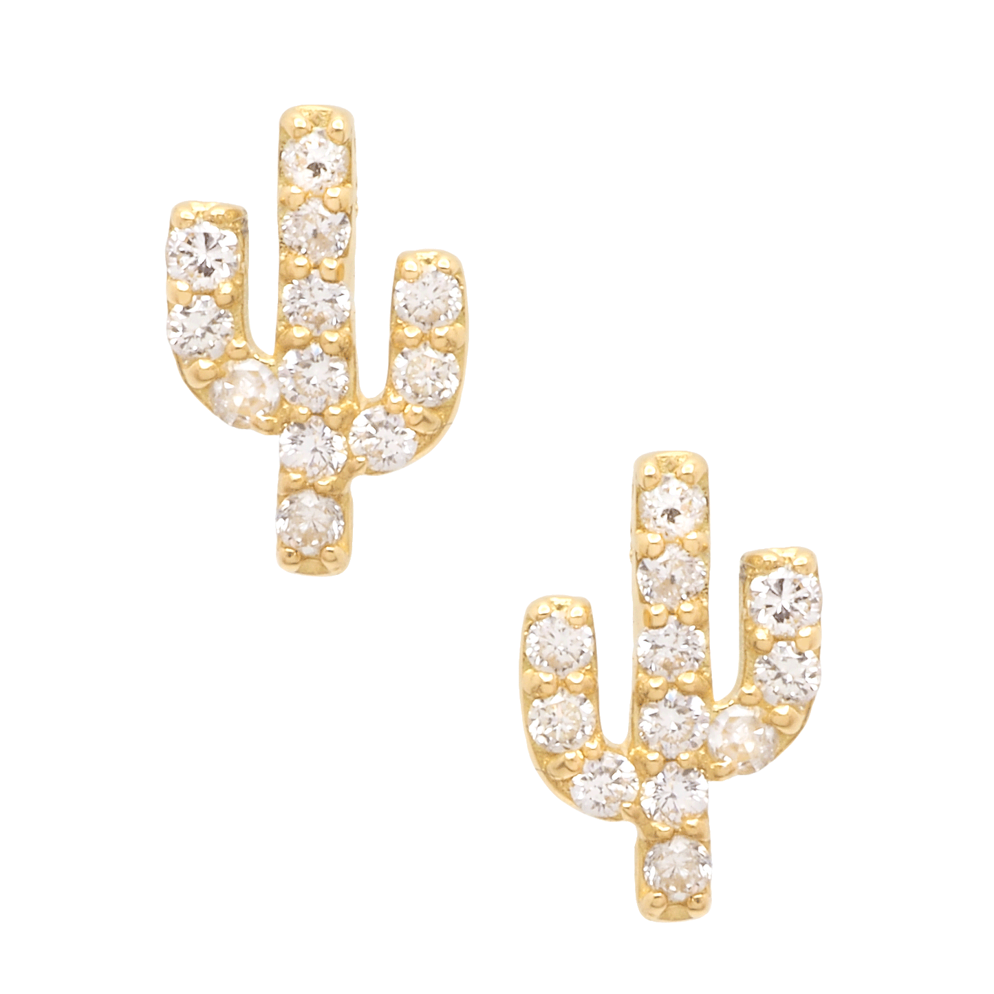 Cactus Diamond Earring