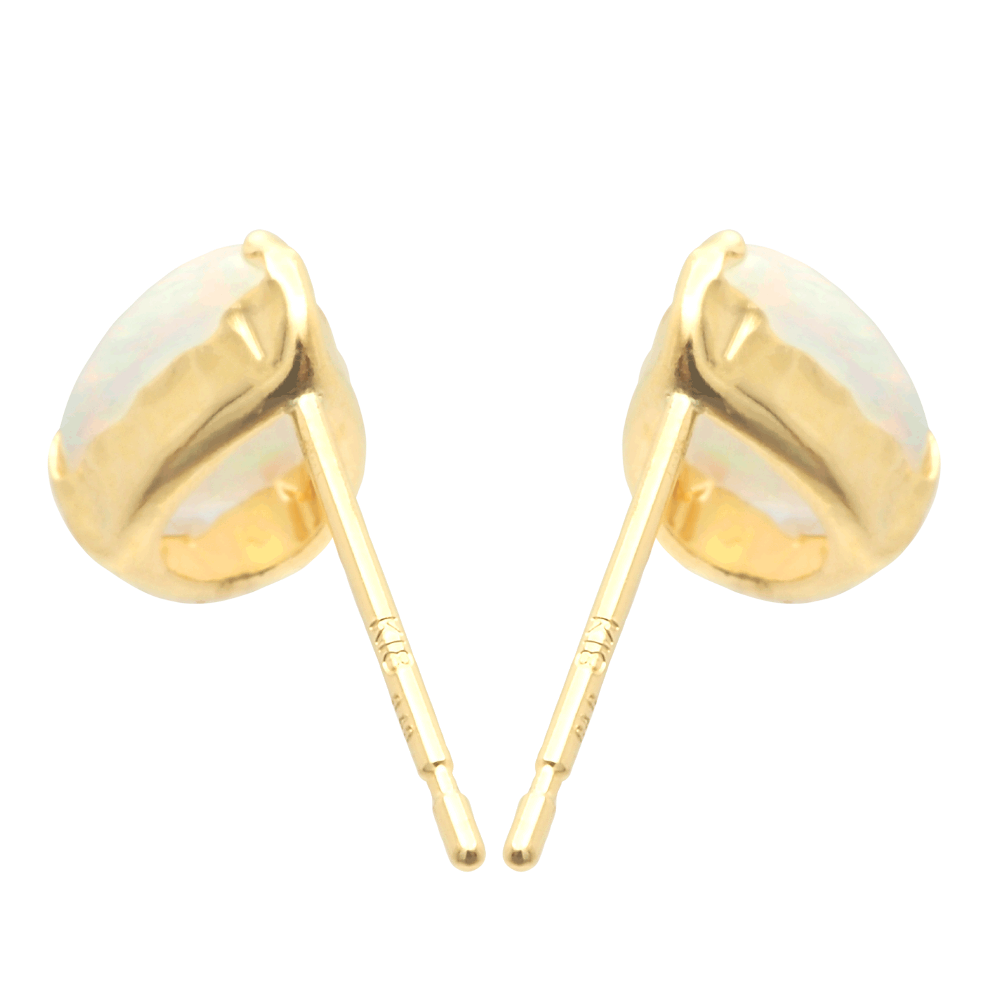 5×7 Pear Shape Opal Earring