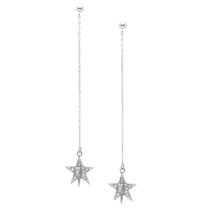 Diamond Shining Star Earring