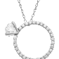 Diamond Ring Motif Pendant