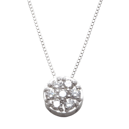 Diamond Round Pendant