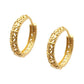 Flower Hoop Earring