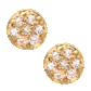 Diamond Round Earring