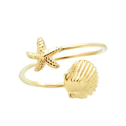 Starfish / Shell Toe Ring
