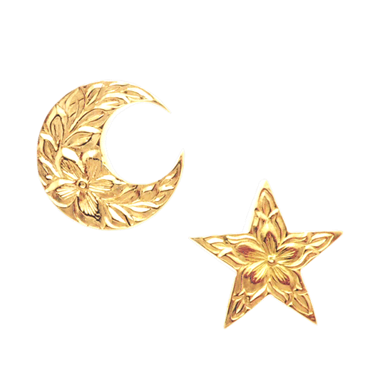 Star&Moon Hawaiian Earring